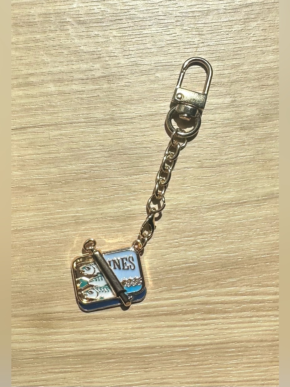 Sardine Tin Charm Keychain 🐟 - Hand Designed - Picture 5 of 5
